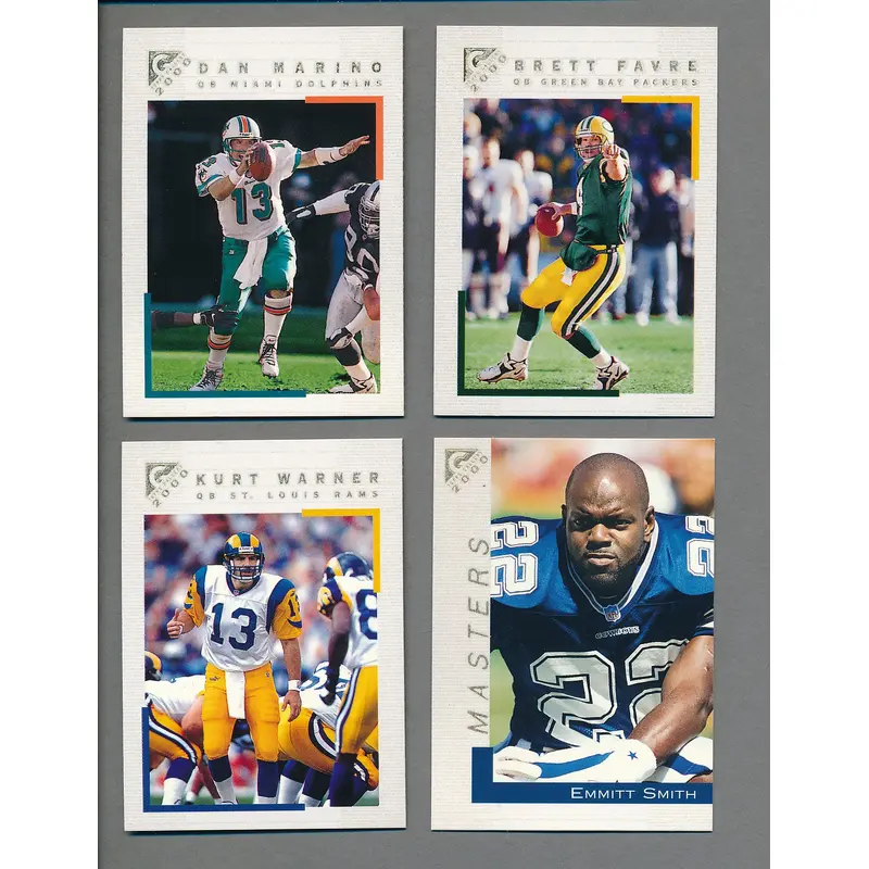 2000 Topps Gallery Football Complete Set (175) NM/MT MT