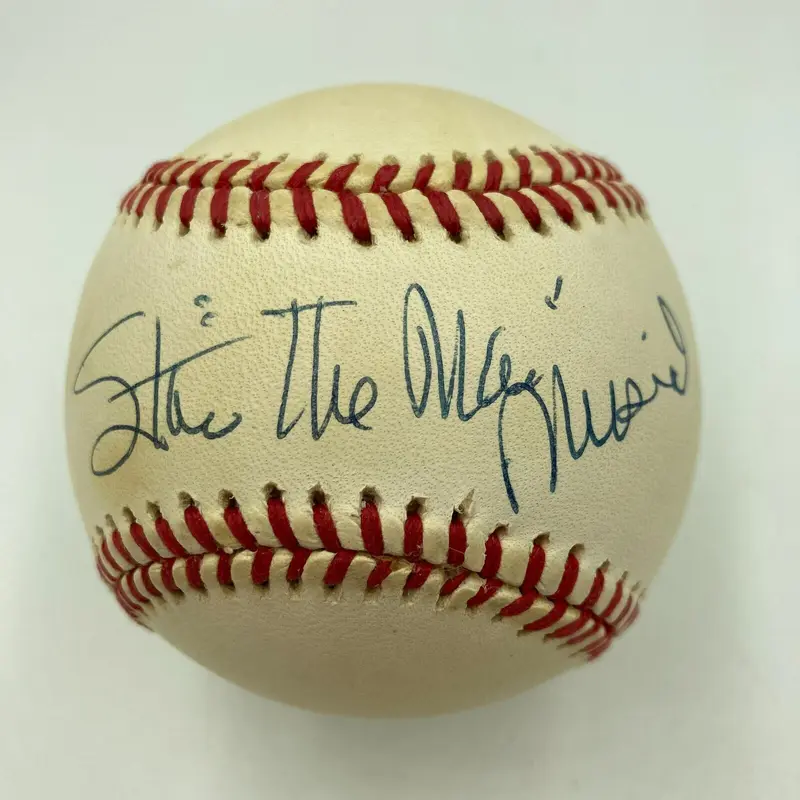 Stan The Man Musial Signed Official National League Baseball JSA COA