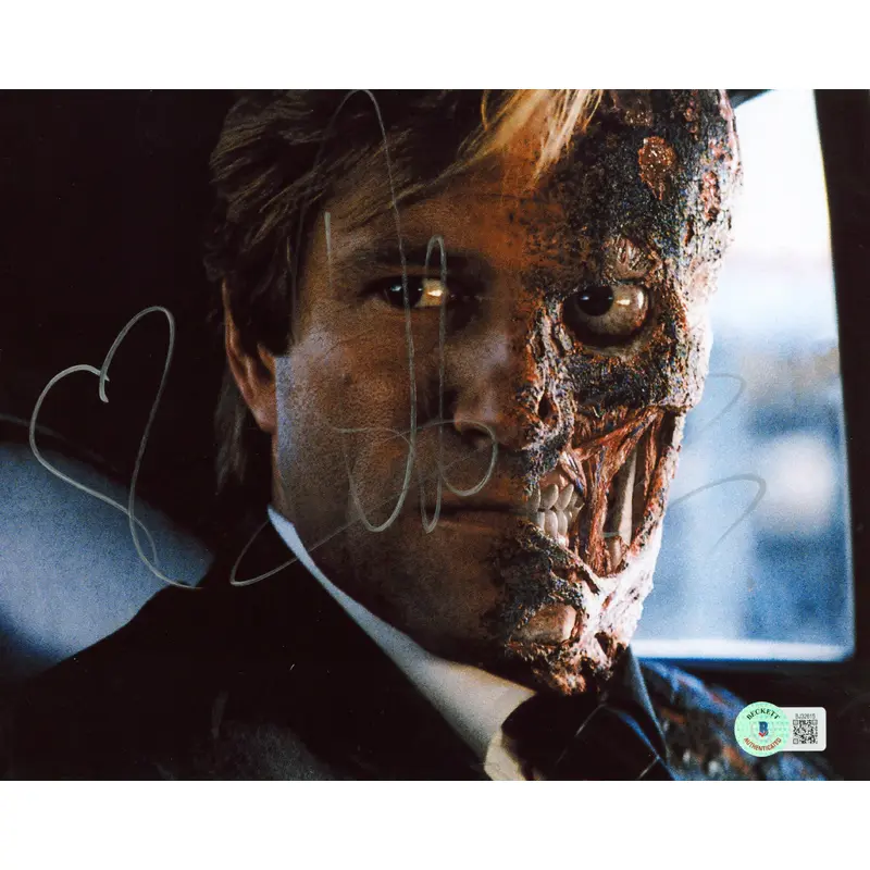 Aaron Eckhart Batman The Dark Knight Authentic Signed 8x10 Photo BAS #BJ32615