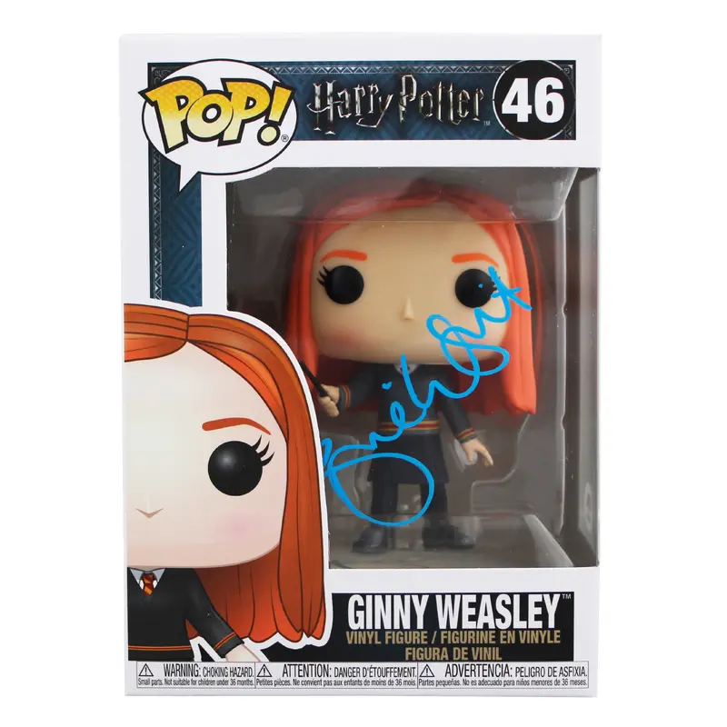 Bonnie Wright Harry Potter Signed Ginny #46 Funko Pop Vinyl Figure PSA #AM60843