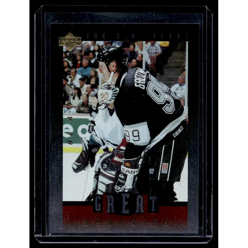 1995-96 Upper Deck Be a Player - Great Memories - Wayne Gretzky #GM04
