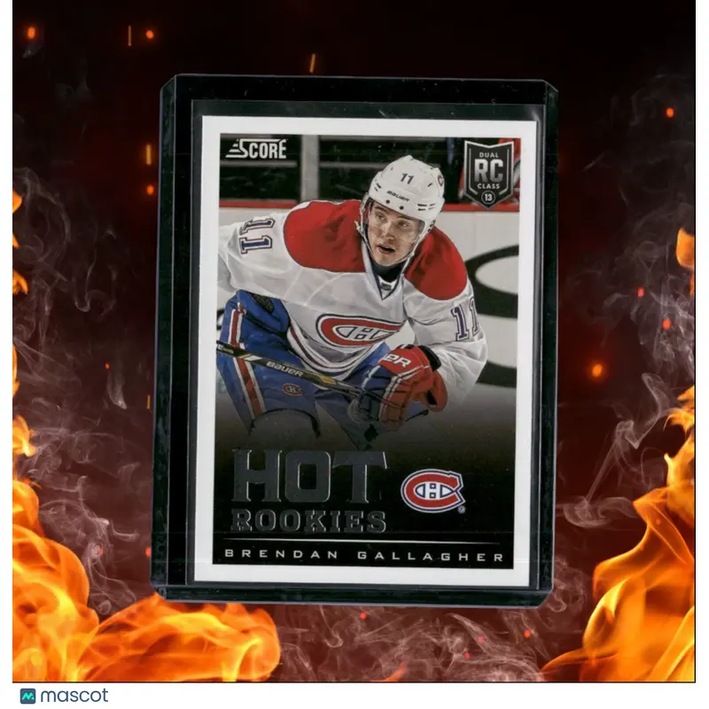 2013-14 Panini Score Brendan Gallagher Hot Rookie Auto #624