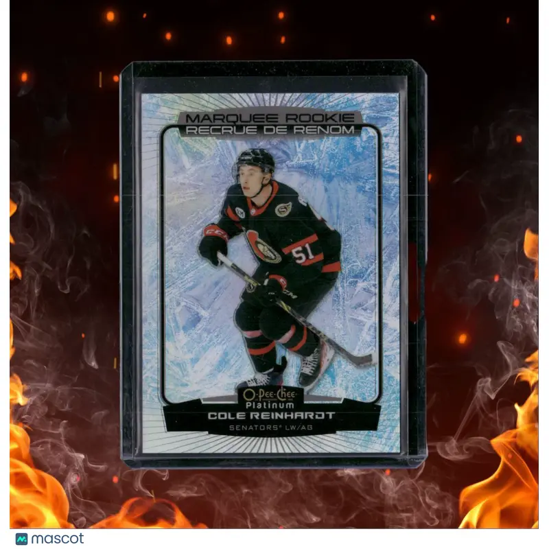2022-23 O-Pee-Chee Platinum Cole Reinhardt Arctic Freeze Rookie 59/99 #247