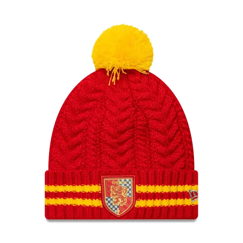 Harry Potter Youth Harry Potter Red Bobble Knit Beanie Hat