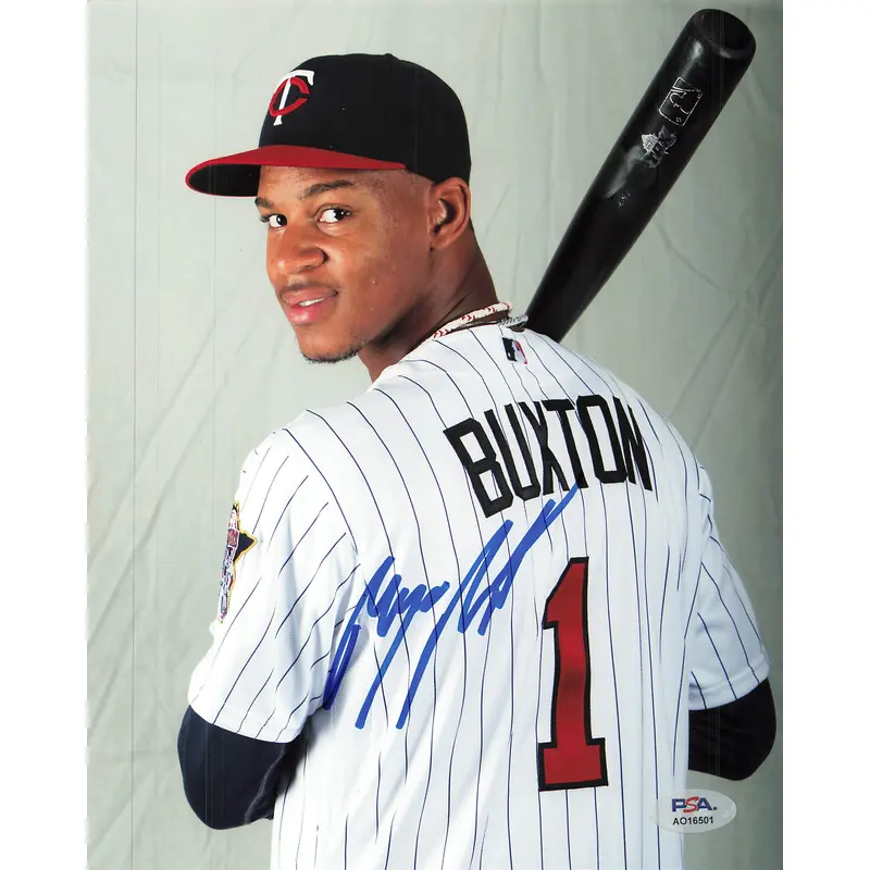 Byron Buxton signed 8x10 photo PSA/DNA Minnesota Twins Autographed
