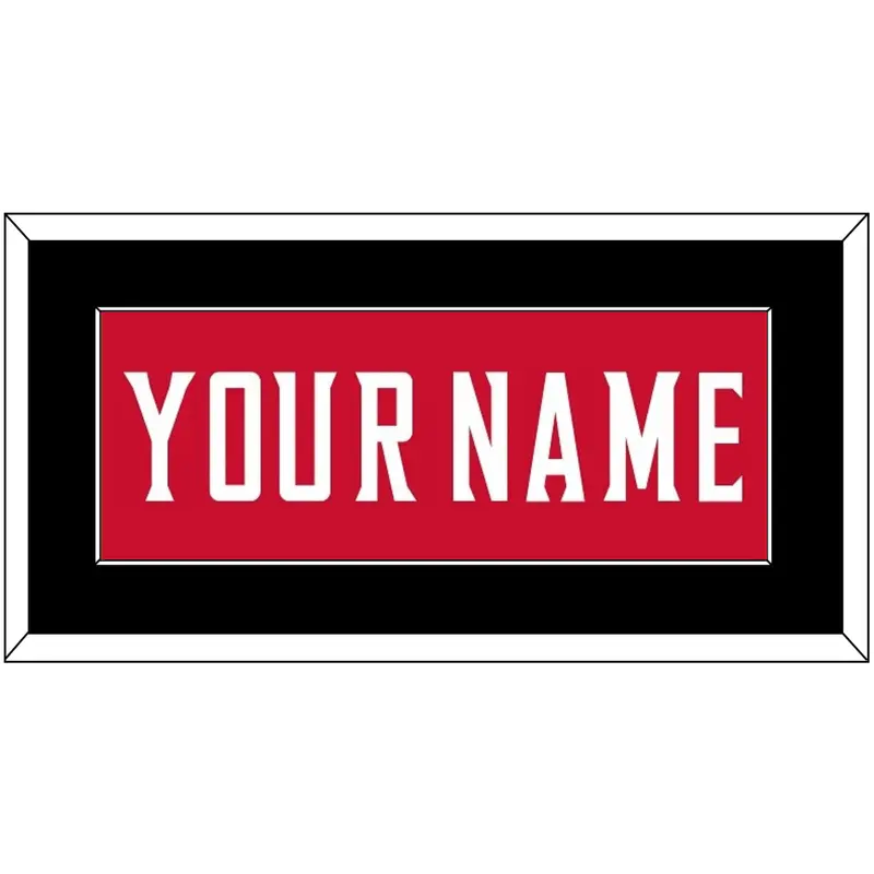 Maryland Basketball Name - Road Red (2013-2015) - Single Mat 2