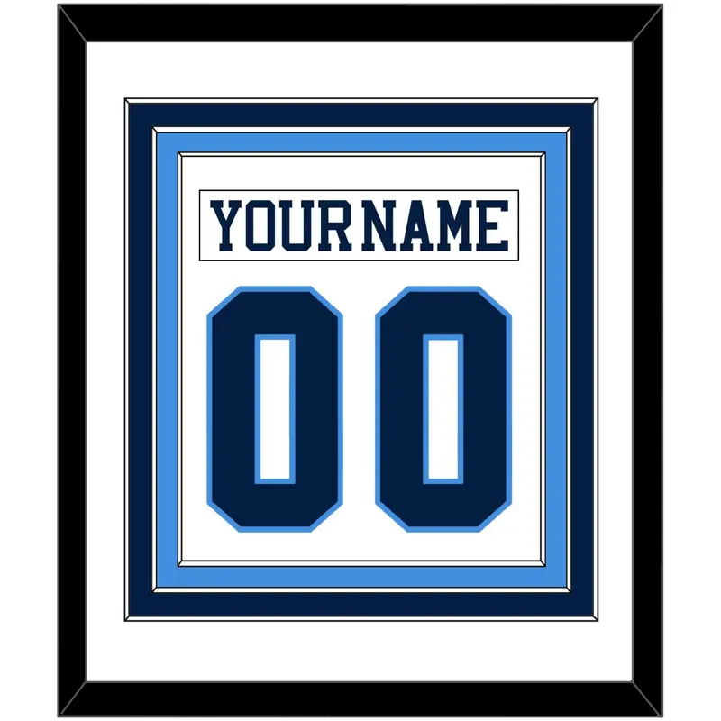 Pittsburgh Nameplate & Number (Back) Combined - Home White (1977-1980) - Triple Mat 1