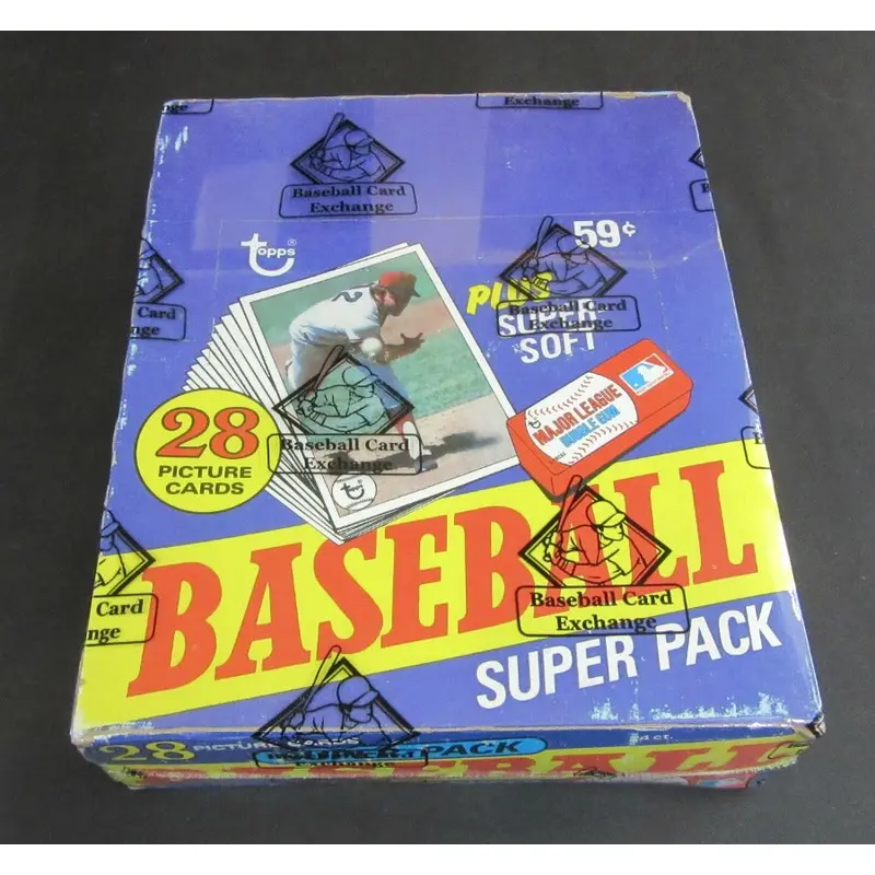 1981 Topps Baseball Unopened Super Cello Box (BBCE)