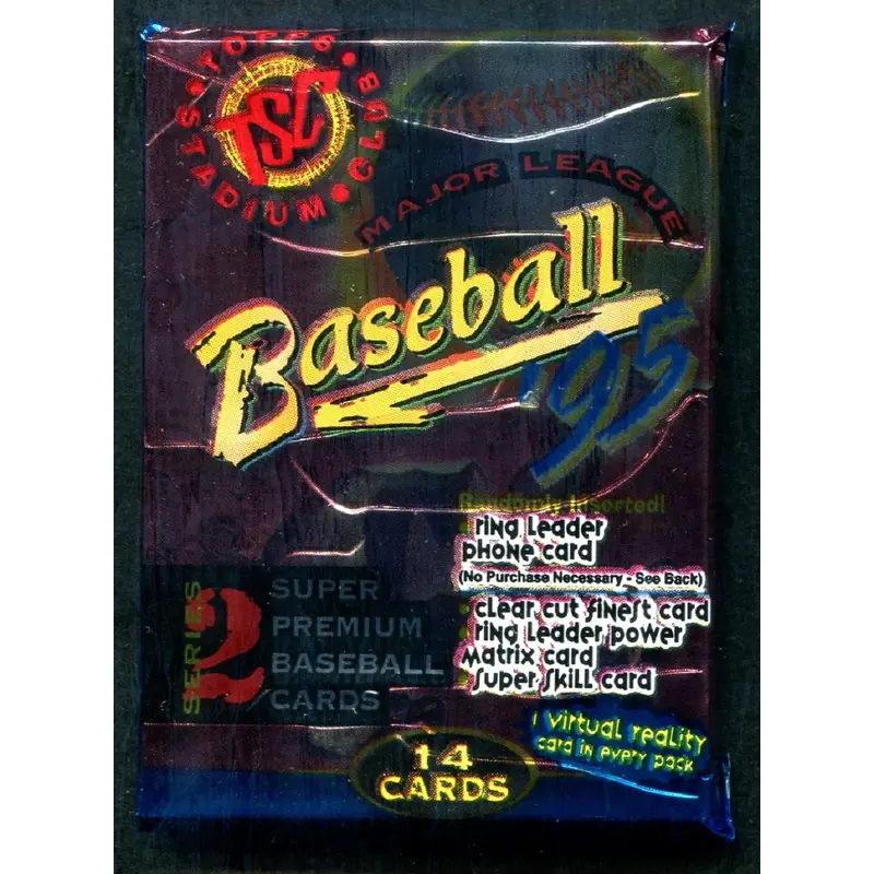 1995 Topps Stadium Club Baseball Unopened Series 2 Pack (14)