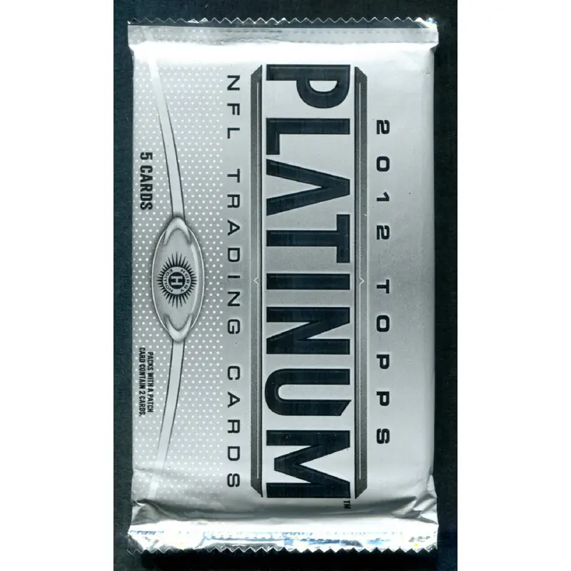 2012 Topps Platinum Football Unopened Pack (Hobby) (5)