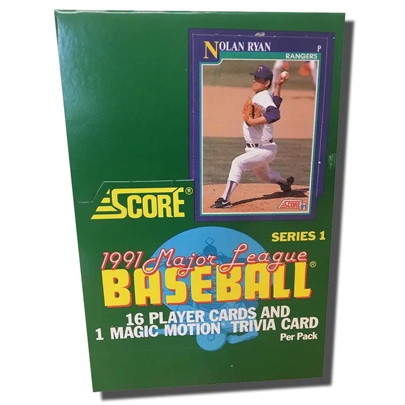 1991 Score Baseball Series 1 Box