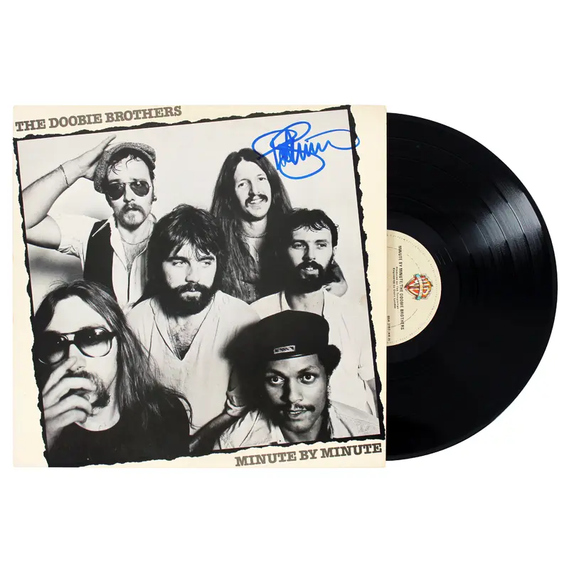Patrick Simmons The Doobie Brothers Signed Album Cover W/ Vinyl BAS #Q61517