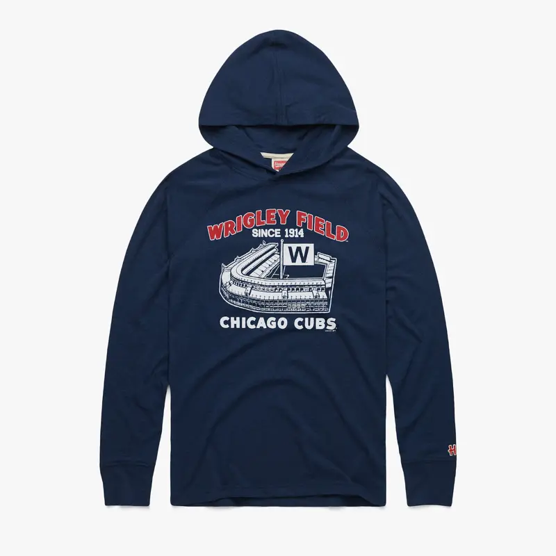 Wrigley Field Chicago Cubs Lightweight Hoodie