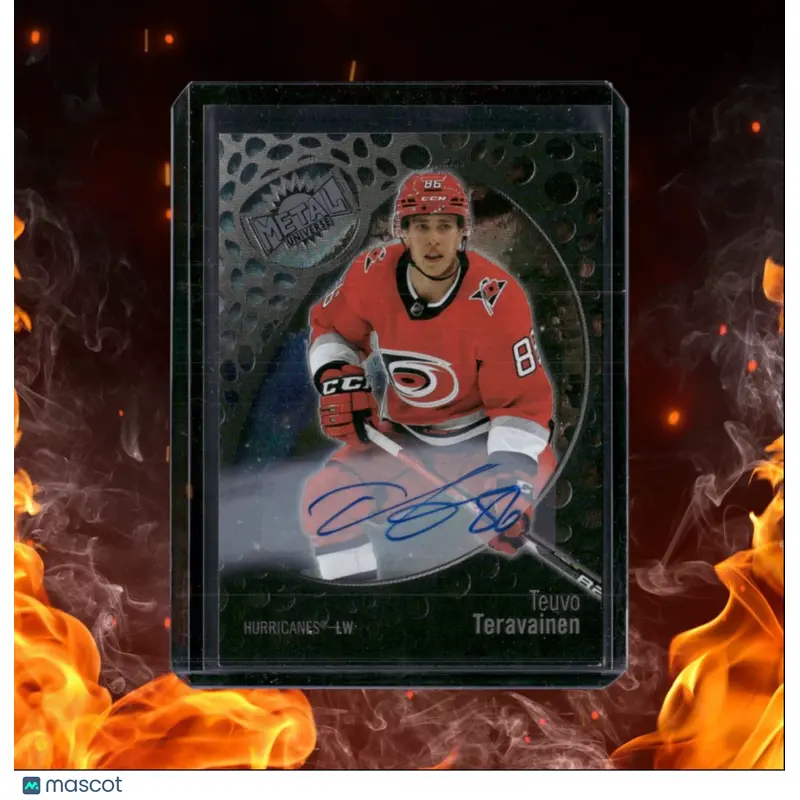 2022-23 SkyBox Metal Universe Teuvo Teravainen Silver FX Auto #13