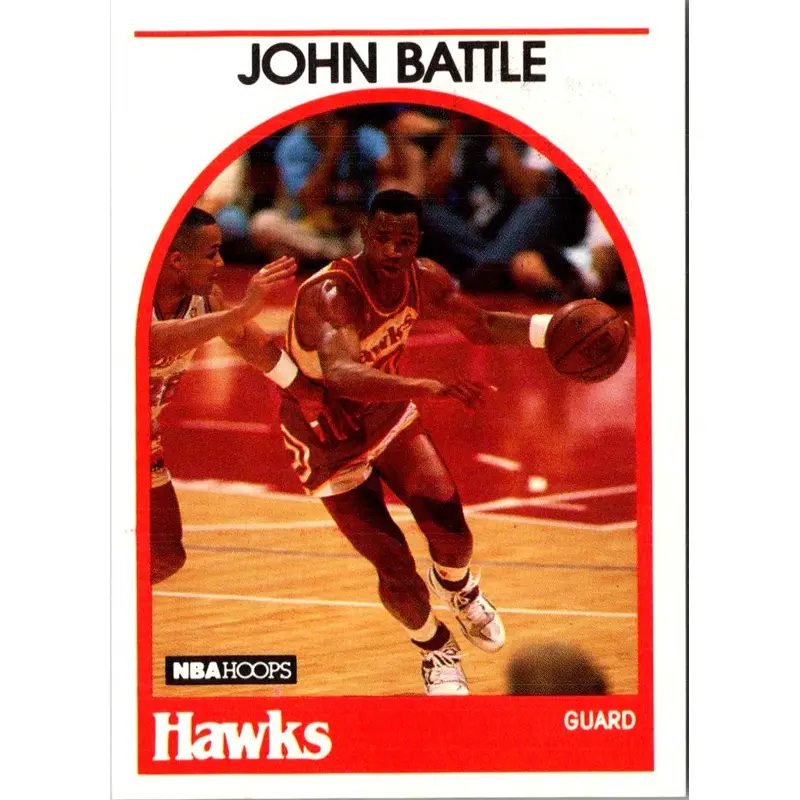 1989 Hoops John Battle #154 Rookie