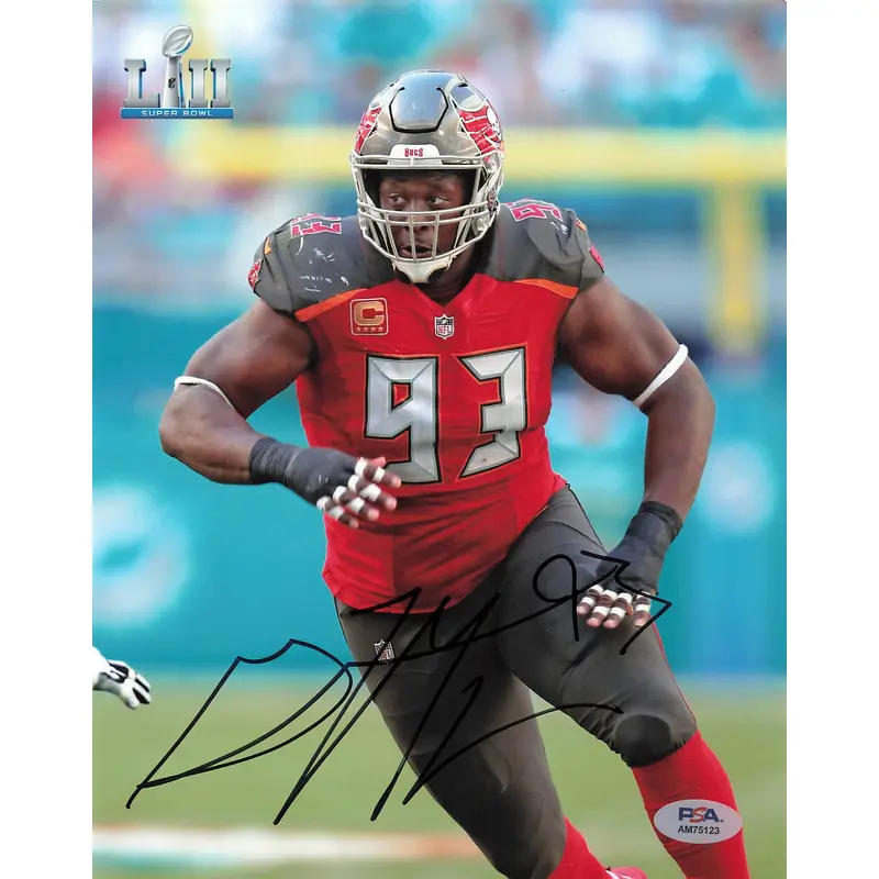Gerald McCoy signed 8x10 photo PSA/DNA Tampa Bay Buccaneers Autographed