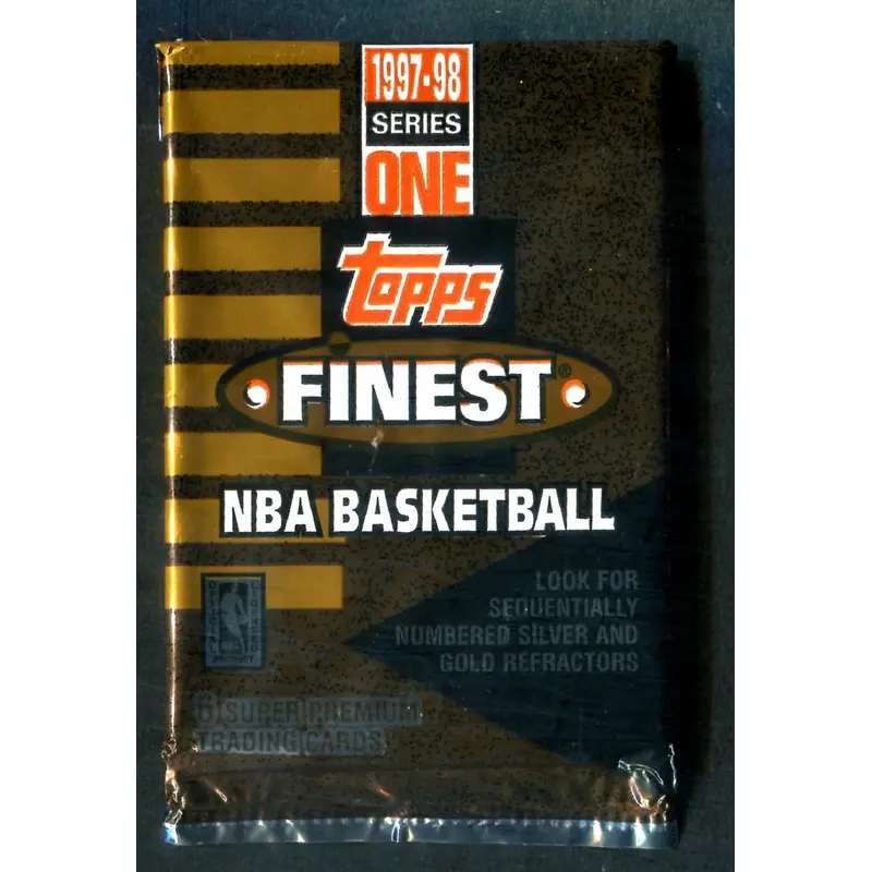 1997/98 Topps Finest Basketball Unopened Series 1 Pack (Hobby) (6)