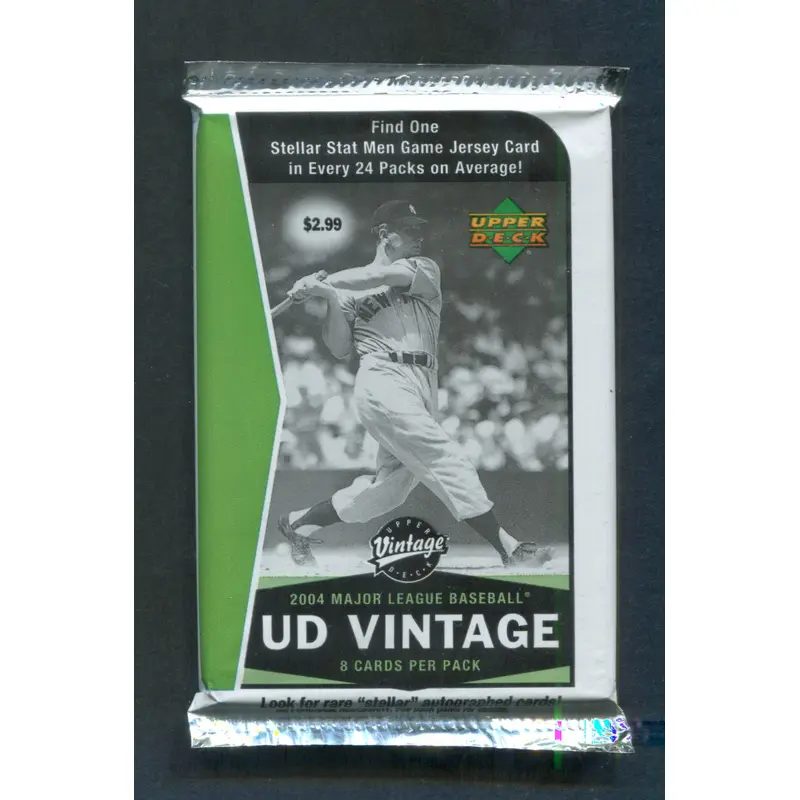 2004 Upper Deck Vintage Baseball Unopened Pack (Pre-Priced) (8)