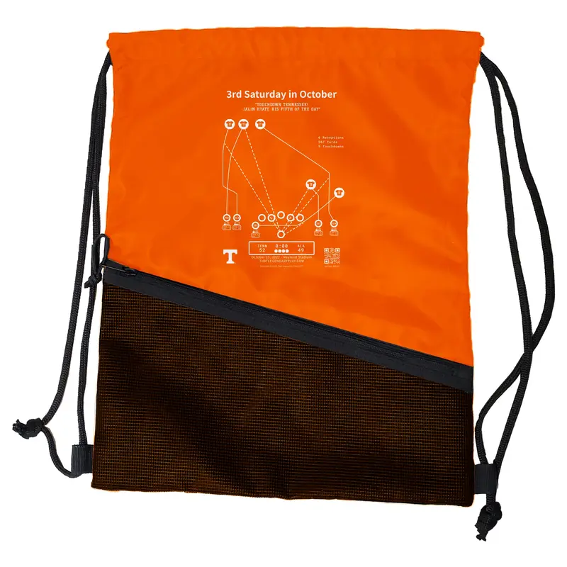 Tennessee Legendary Play 3rd Saturday in October Tilt Backsack