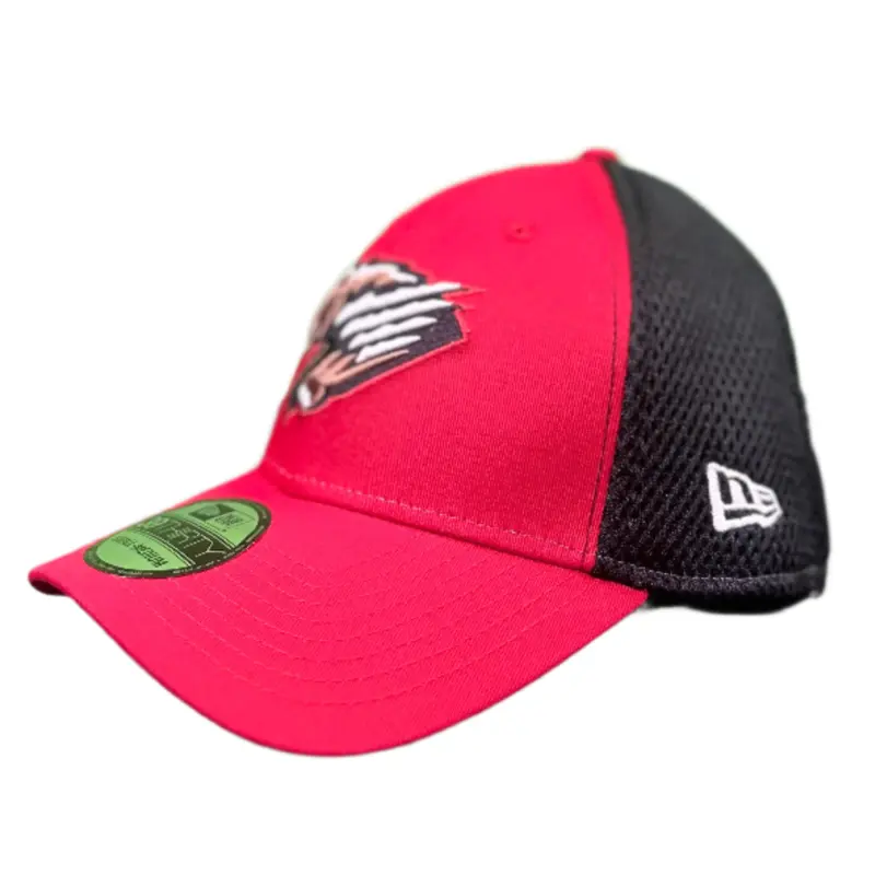 Red & Black Primary Logo Flex Fit