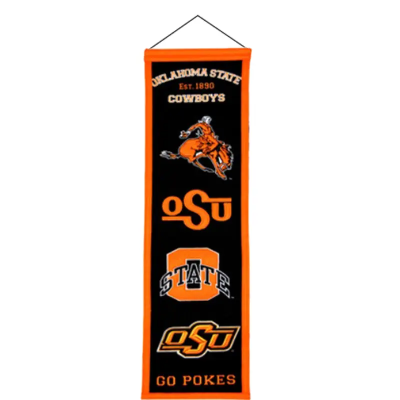 Oklahoma State Cowboys Logo Evolution Heritage Banner