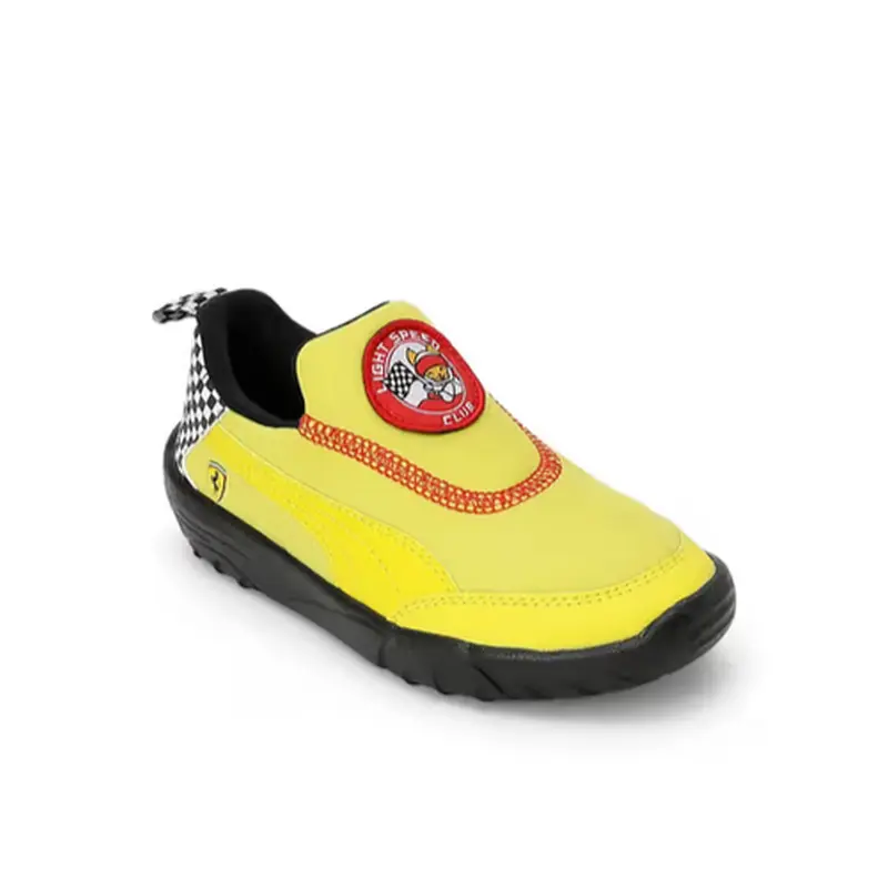 PUMA YOUTH YELLOW SHOE FERRARI BAI KART PS 307878 02Y