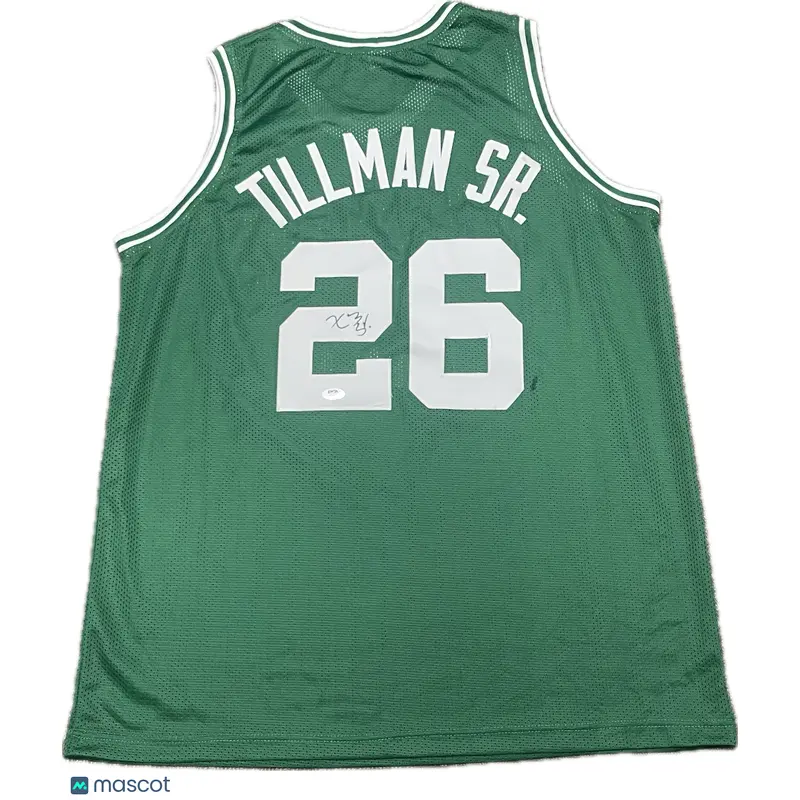 Xavier Tillman Sr. Signed Jersey Boston Celtics Autographed