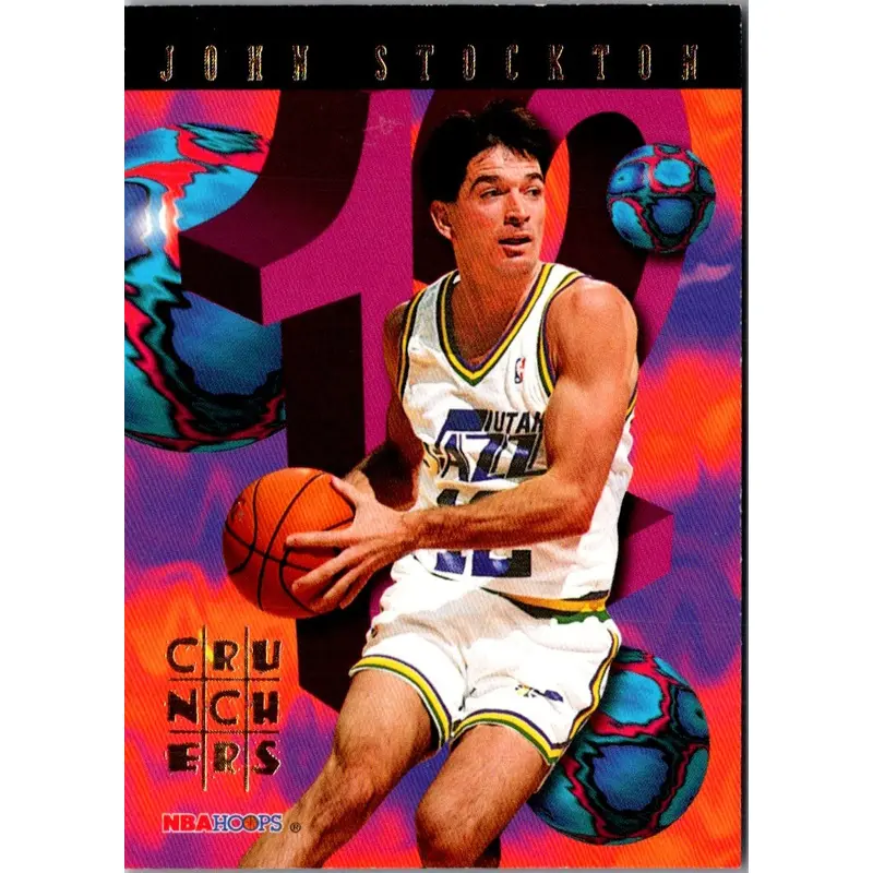 1995 Hoops Number Crunchers John Stockton #23