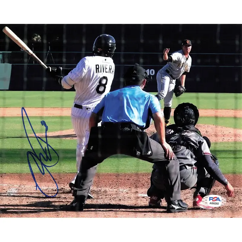 Laz Rivera signed 8x10 photo Chicago White Sox PSA/DNA Autographed