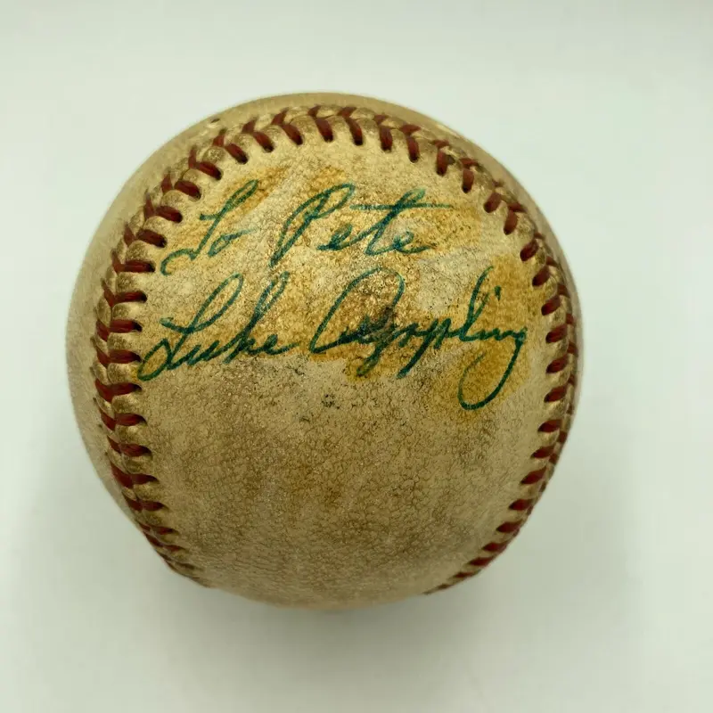 Luke Appling Signed Autographed 1960's Baseball JSA COA