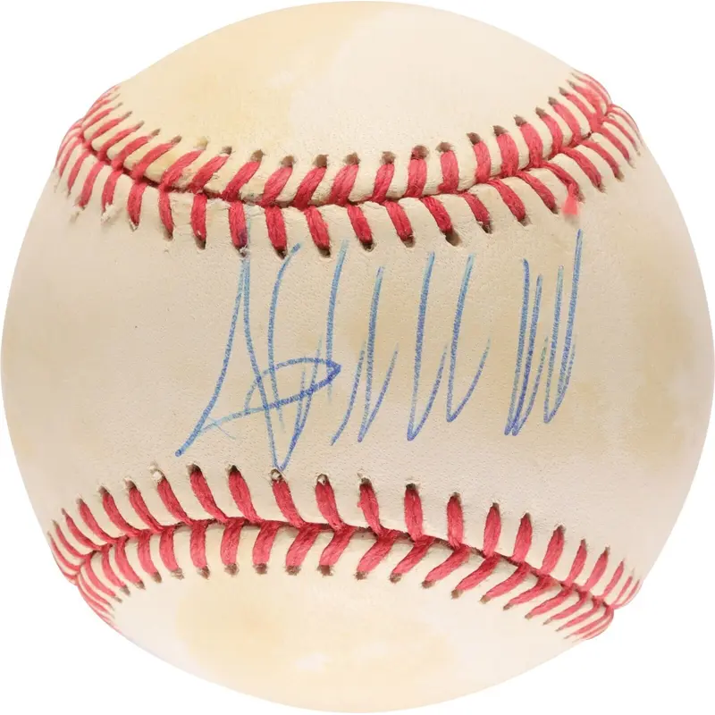 President Donald Trump Single Signed National League Baseball PSA DNA COA