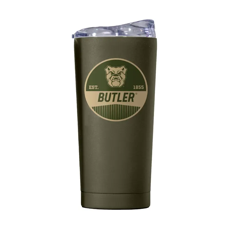 Butler 20oz Olive Badge Powder Coat Tumbler