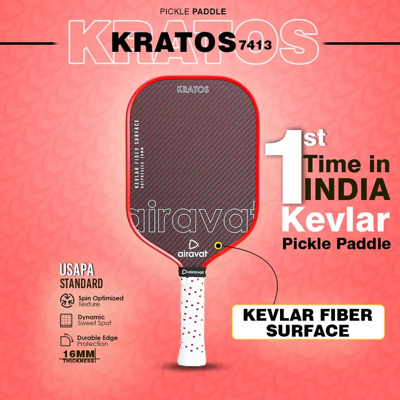 KRATOS PICKLEBALL  PADDLE 7413 Airavat | Kibi Sports