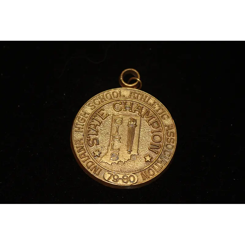 1979-80 Indiana High School Girls State Basketball State Champions Medal