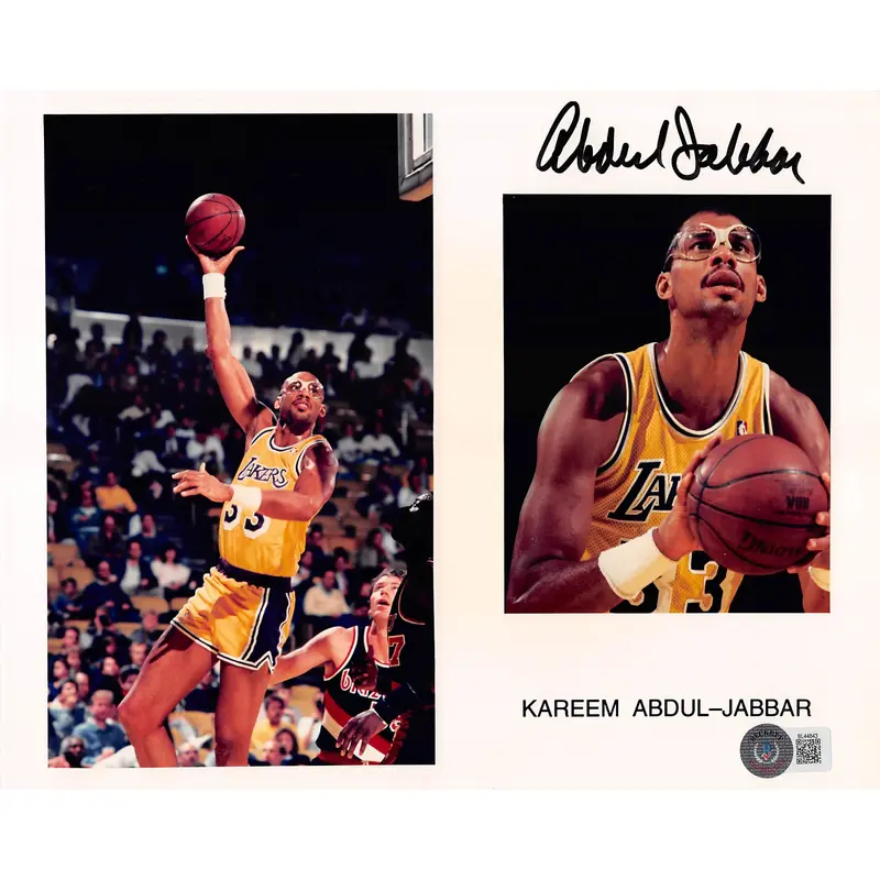 Lakers Kareem Abdul-Jabbar Authentic Signed 8x10 Photo Autographed BAS #BL44843