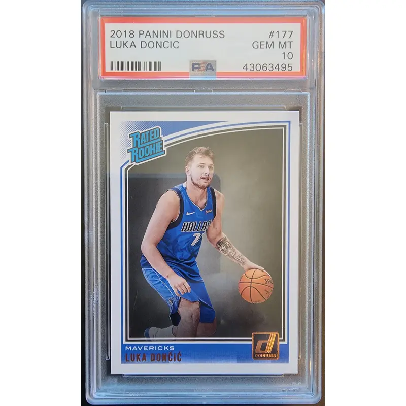 Luka Doncic 2018 Donruss #177 PSA 10 Gem Mint 3495
