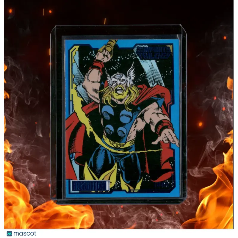 2023 Allegiance: Marvel the Infinity Trilogy Thor Blue Holo Foil #17