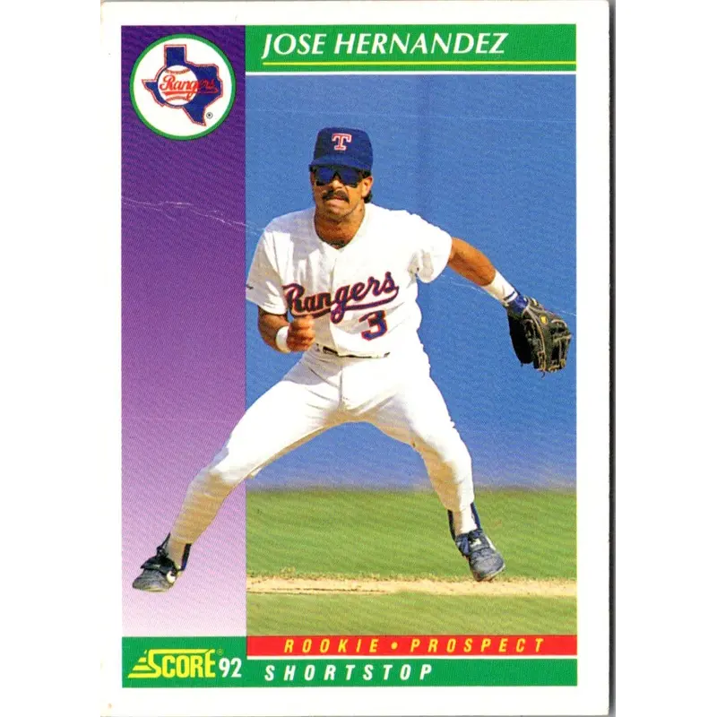 1992 Score Jose Hernandez #866 Rookie