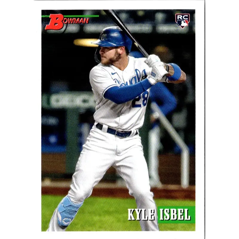 2021 Bowman Heritage Kyle Isbel #95 Rookie