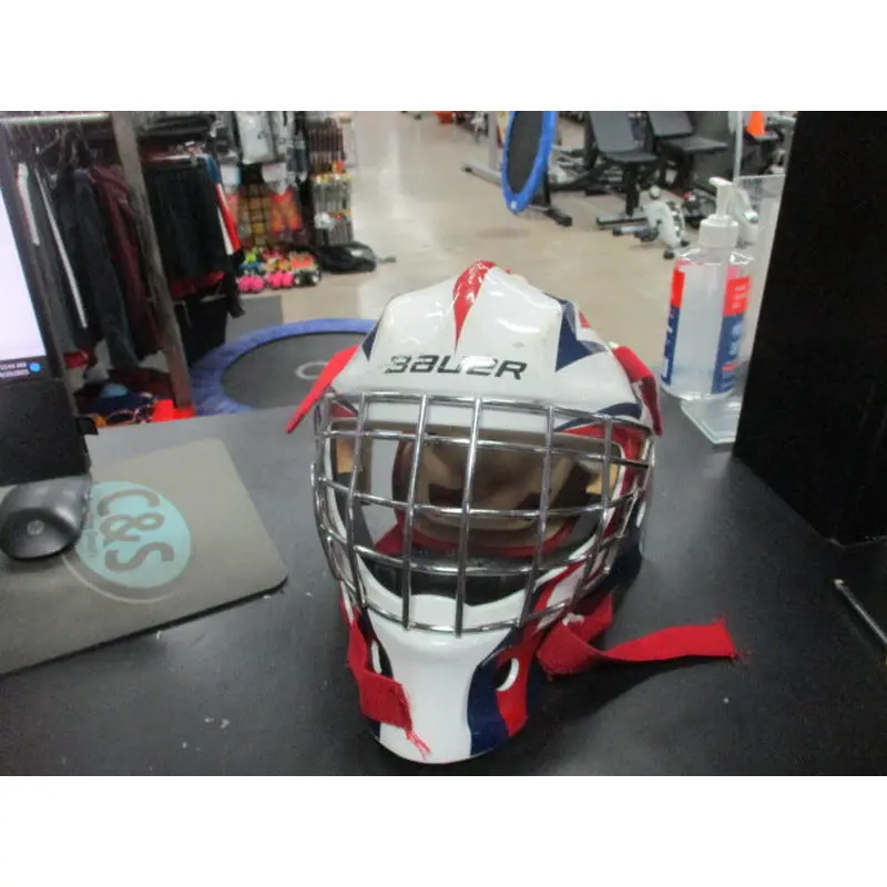 Used Bauer NVE 3 Hockey Goalie Helmet