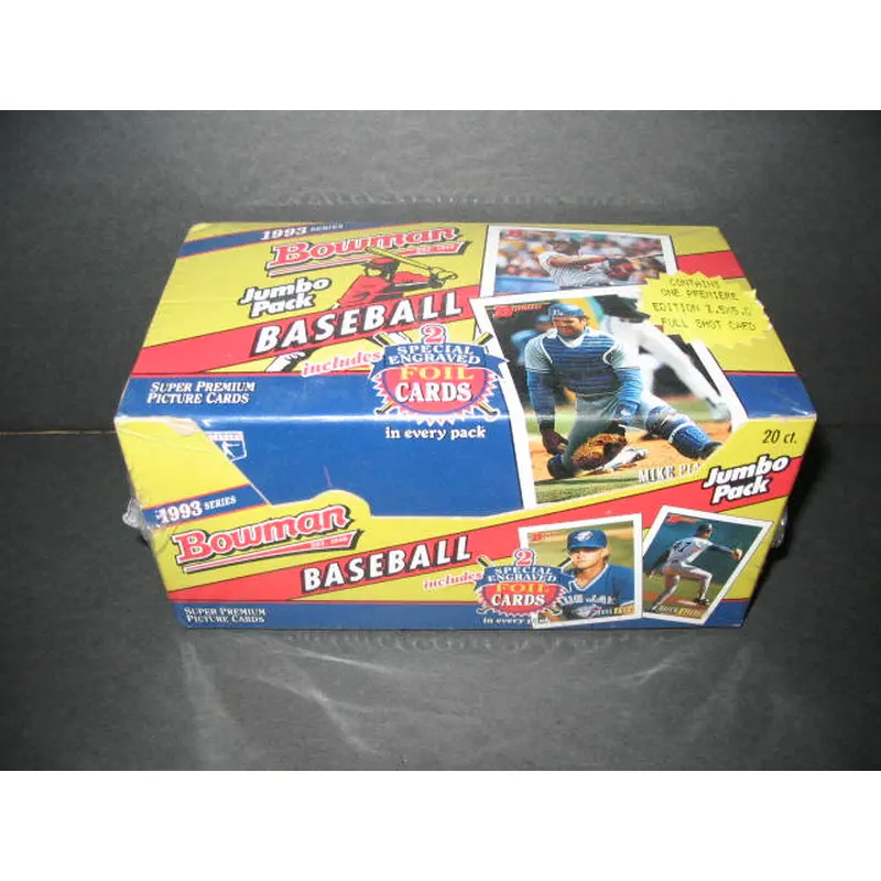 1993 Bowman Baseball Jumbo Box (20/22)
