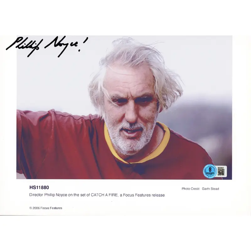Phillip Noyce Catch A Fire Authentic Signed 8x11 Horizontal Photo BAS #BS20637