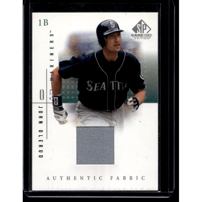 2001 Upper Deck SP Game Used Edition - Authentic Fabric - John Olerud #JO