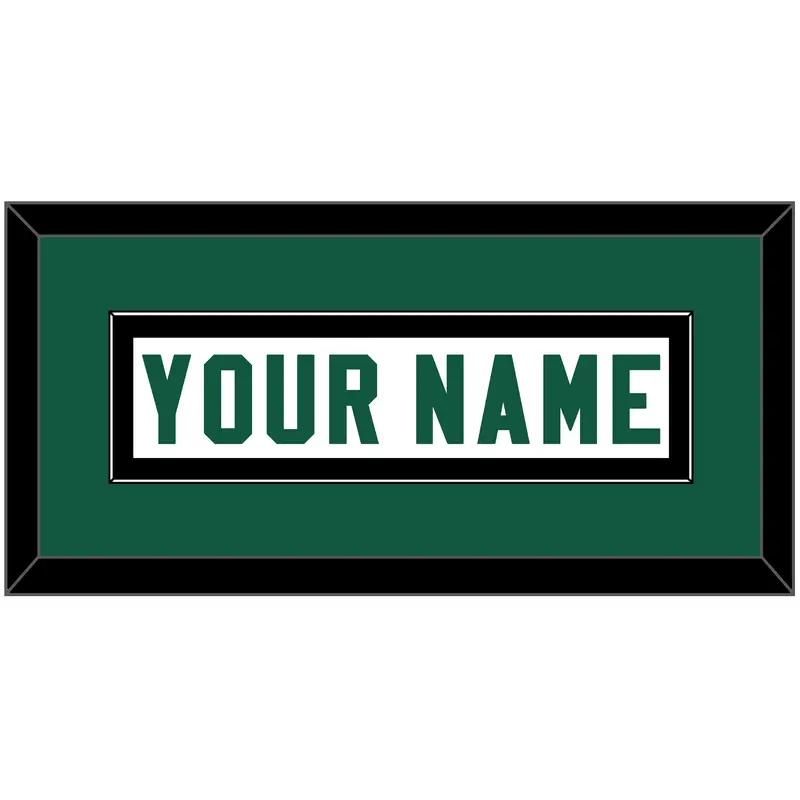 New York Nameplate - Road White (2019-2023) - Single Mat 3