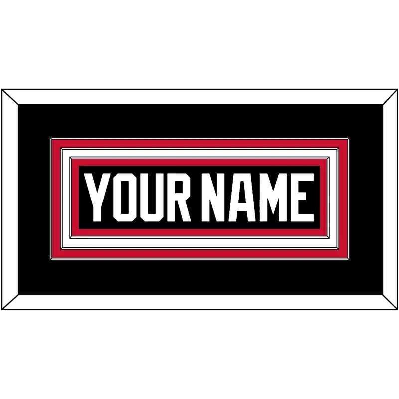 Chicago Nameplate - Alternate Black (2008-2009) - Triple Mat 1