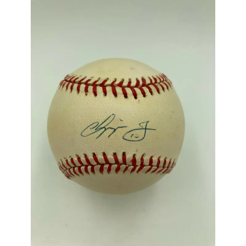 Chipper Jones #10 Rookie Signed National League Baseball Beckett COA