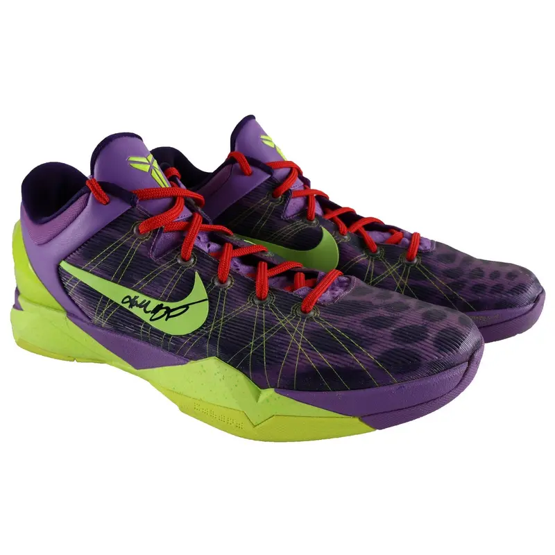 Kobe Bryant Last Playoff Game Photomatched Game Used Signed Sneakers Panini 1/1