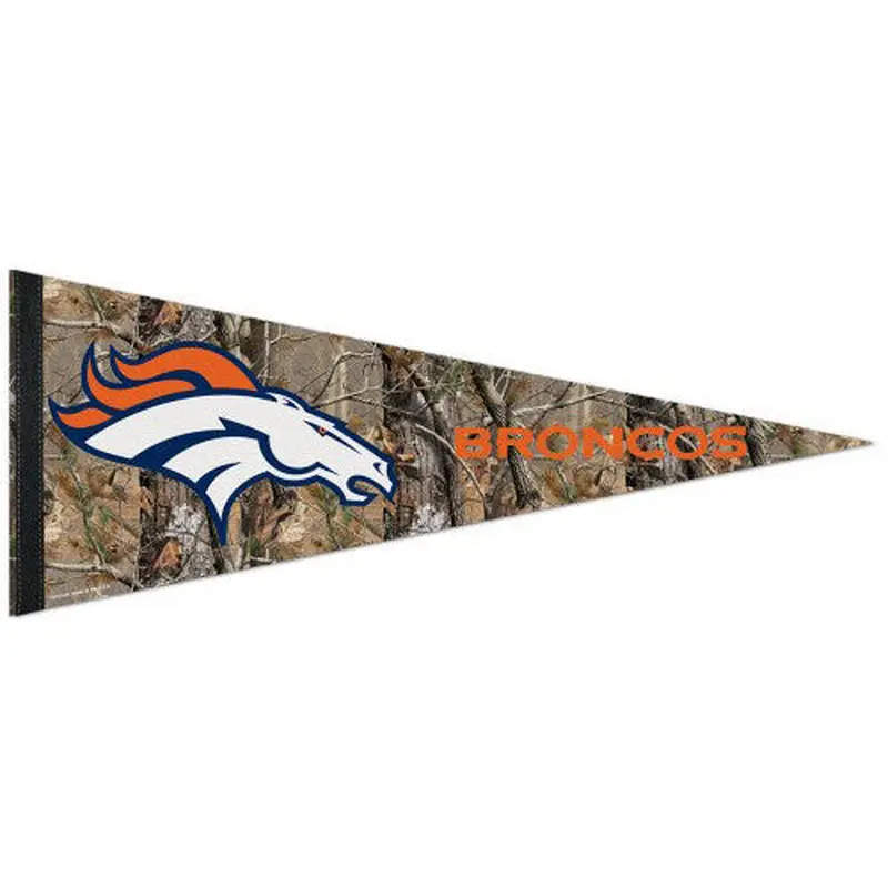 Denver Broncos "Backwoods" Premium Felt Pennant - Wincraft Inc.