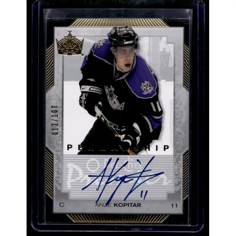 2007-08 O-Pee-Chee Premier - Penmanship - Anze Kopitar #PP-AK /100