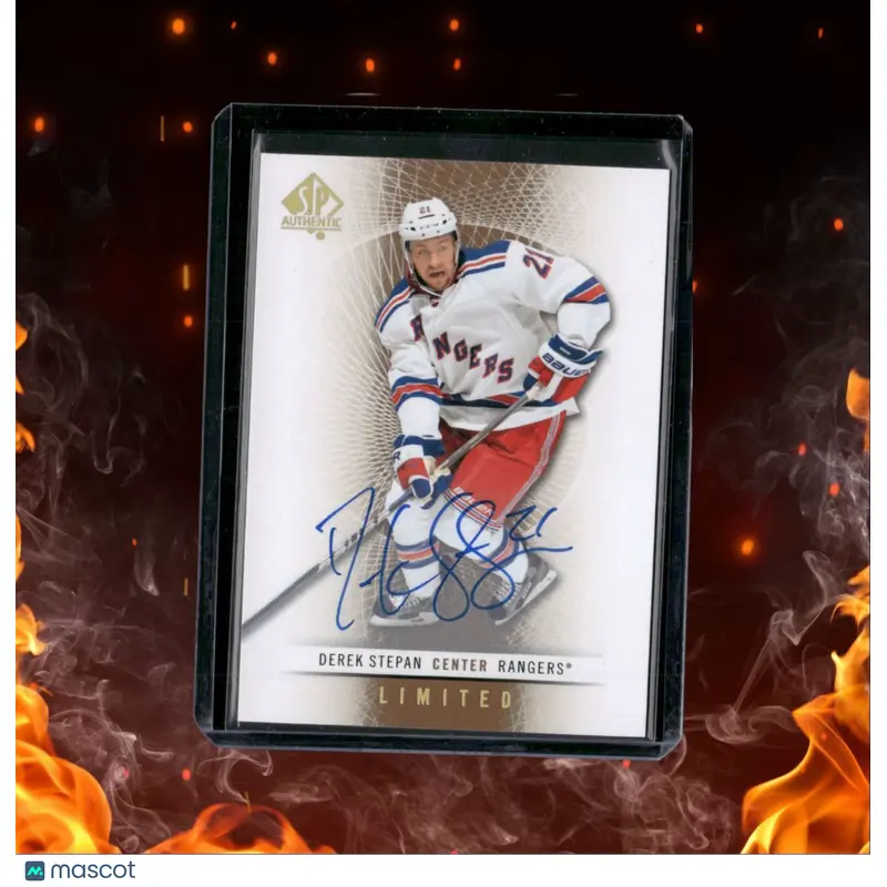2012-13 SP Authentic Derek Stepan Limited Gold Auto #92